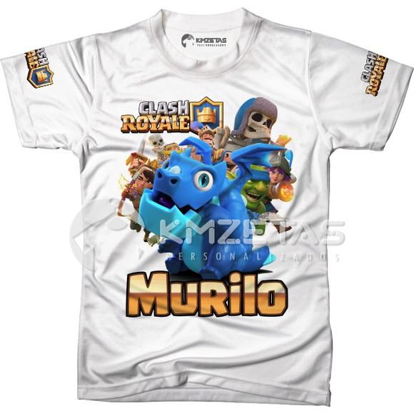 Blusa Infantil Jogo Clash Royale Personalizada