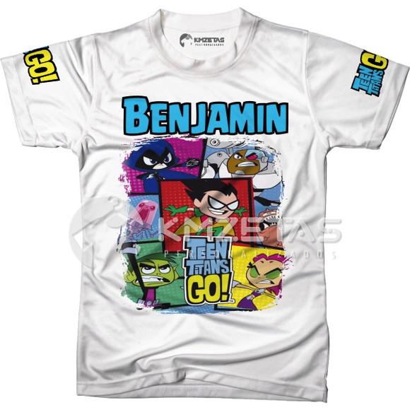 Blusa Infantil Jovens Titans Personalizada