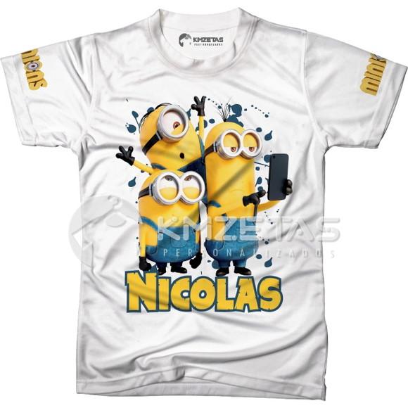 Blusa Infantil Minions Bob Kevin Stuart Personalizada