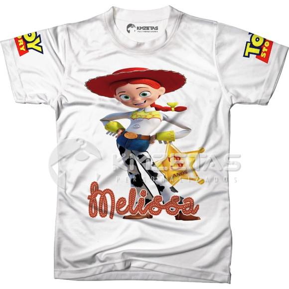Blusa Jessie Toy Story Camisa Camiseta Personalizada Unissex