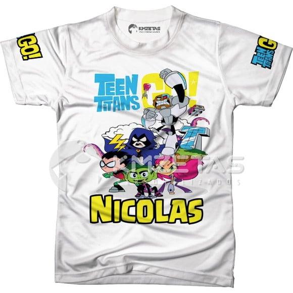 Blusa Jovens Titans Infantil Adulto Unissex