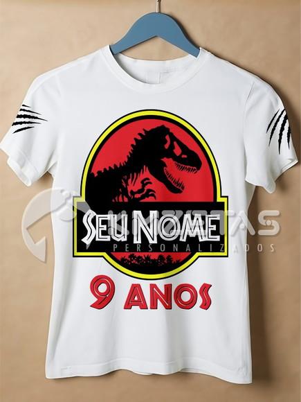 Blusa Jurassic Park Parque dos Dinossauros Personalizada