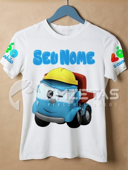 Blusa Léo o Caminhão Infantil Adulto Personalizada