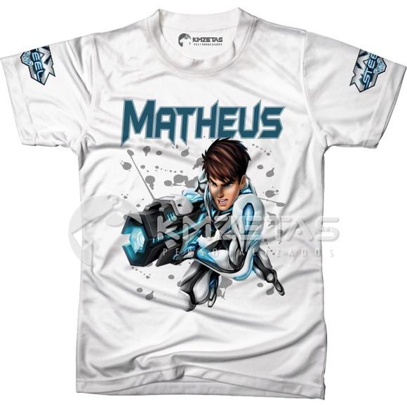 Blusa Max Steel Infantil Adulto Personalizada