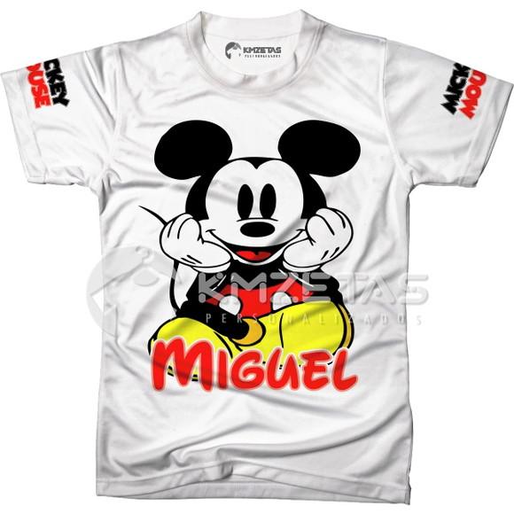 Blusa Mickey Mouse Personalizada