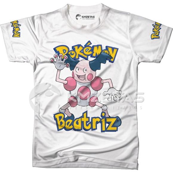 Blusa Mr Mime Pokemon Infantil Adulo Personalizada