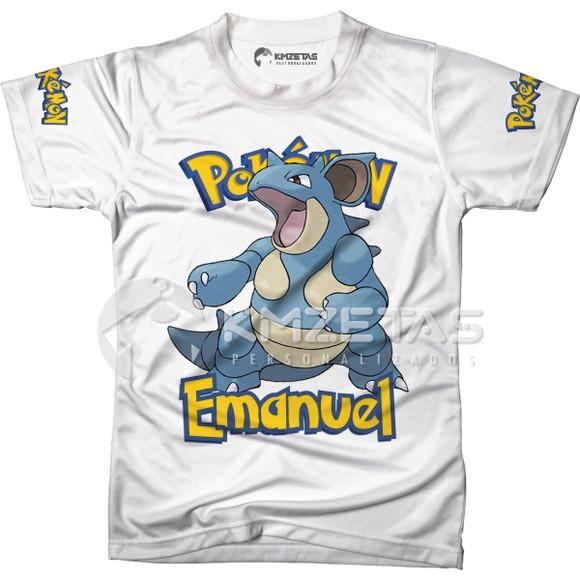 Blusa Nidoqueen Pokemon Infantil Adulo Personalizada