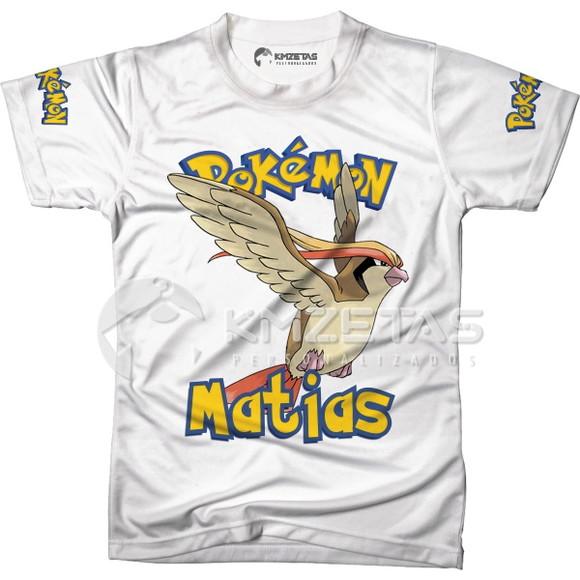 Blusa Pidgeot Pokemon Infantil Adulo Personalizada
