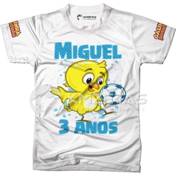 Blusa Pintinho Galinha Pintadinha Festa Personalizada