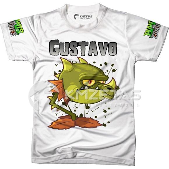 Blusa Plants Vs Zombies Snapdragon Infantil Adulto