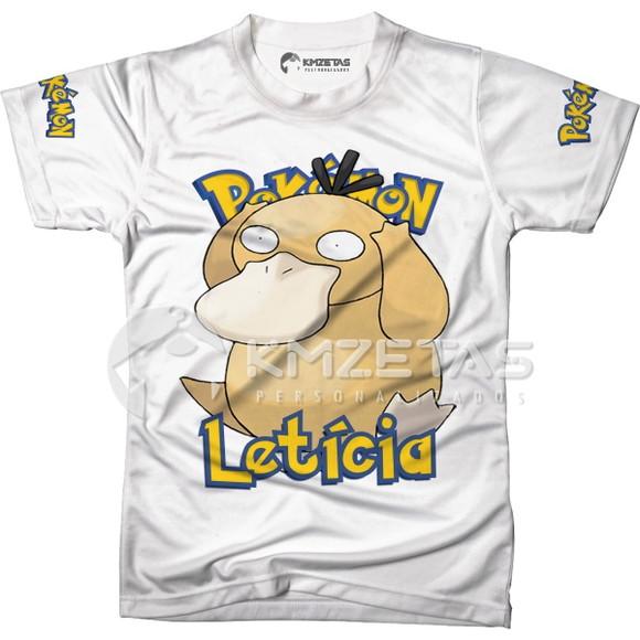 Blusa Psyduck Pokemon Infantil Adulo Personalizada