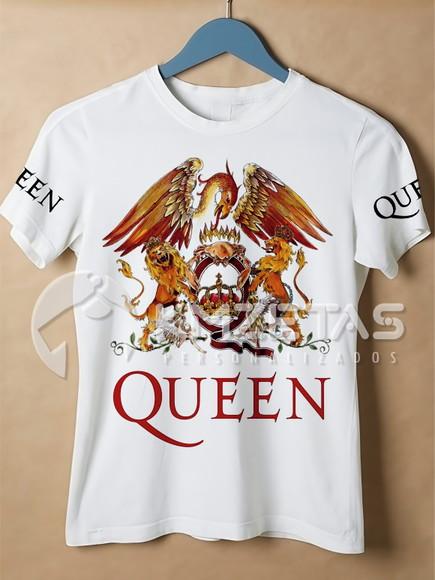 Blusa Queen Banda Camisa Rock Heavy Metal