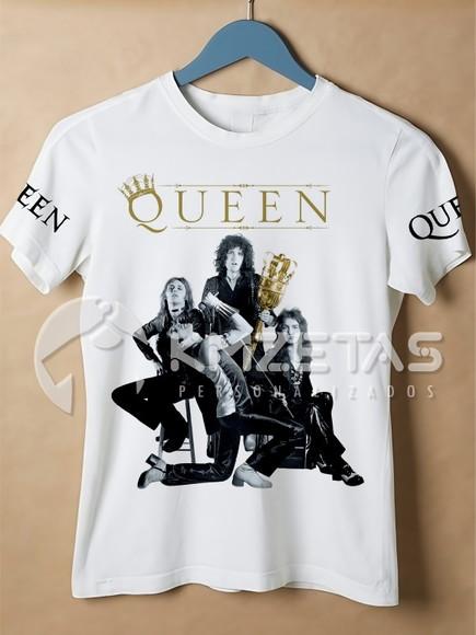 Blusa Queen Freddy Mercury Camisa Bohemian Rhapsody