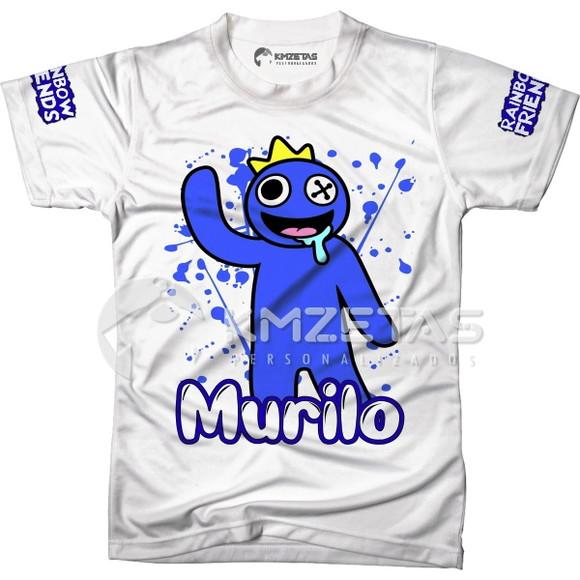 Blusa Rainbow Friends Blue Azul Personalizada