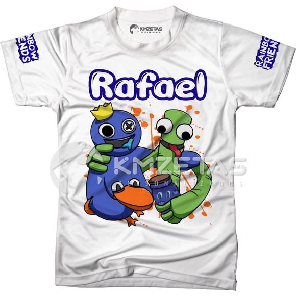 Blusa Rainbow Friends Infantil Camisa Personalizada