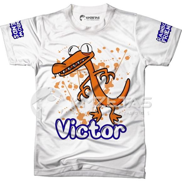 Blusa Rainbow Friends Orange Laranja Personalizada