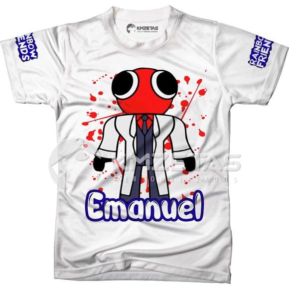 Blusa Rainbow Friends Red Vermelho Personalizada
