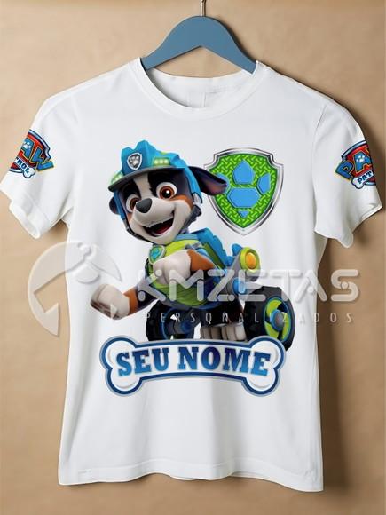 Blusa Rex Patrulha Canina Infantil Adulto Personalizada