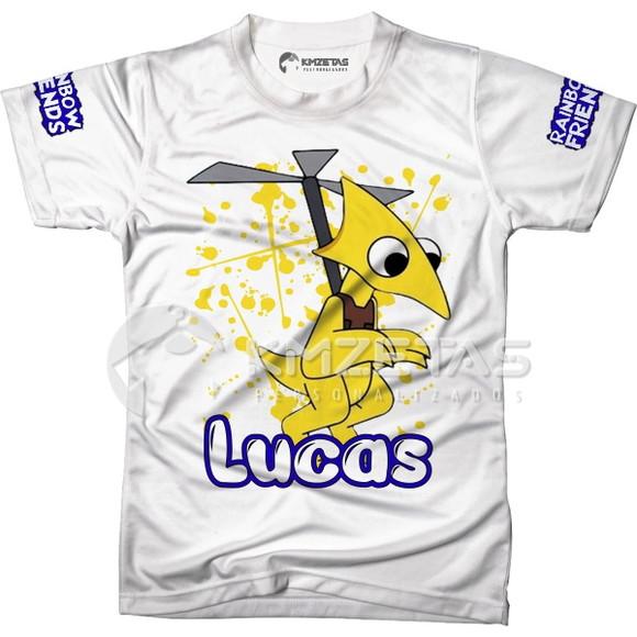 Blusa Rainbow Friends Yellow Amarelo Personalizada