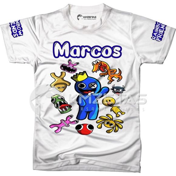 Blusa Rainbow Friends T-shirt Unissex Blusa Personalizada