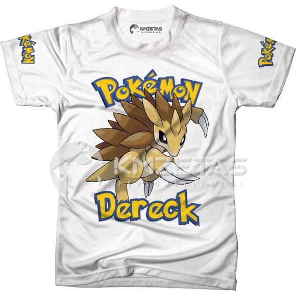 Blusa Sandslash Pokemon Infantil Adulo Personalizada