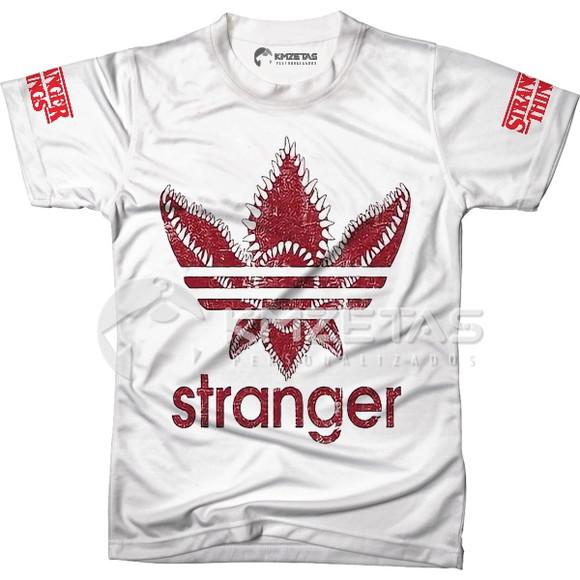 Blusa Stranger Things Demogorgon Camisa Adulto Infantil