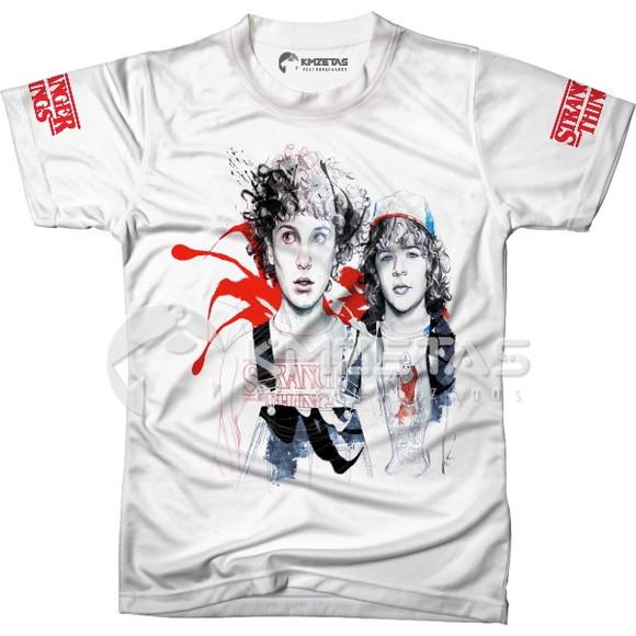 Blusa Stranger Things Eleven Dustin Camisa Camiseta