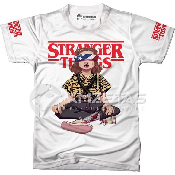 Blusa Stranger Things Eleven Camisa Camiseta Personalizada