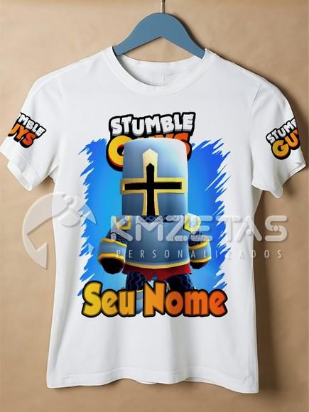 Blusa Stumble Guys Cavaleiro Crusade Game Jogo Personalizada