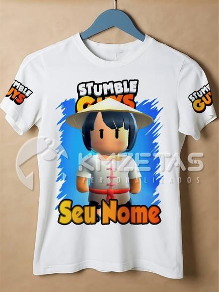Blusa Stumble Guys Menina Jin Game Jogo Personalizada