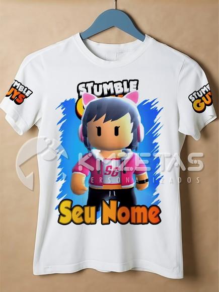 Blusa Stumble Guys Streamer Sophia Game Jogo Personalizada