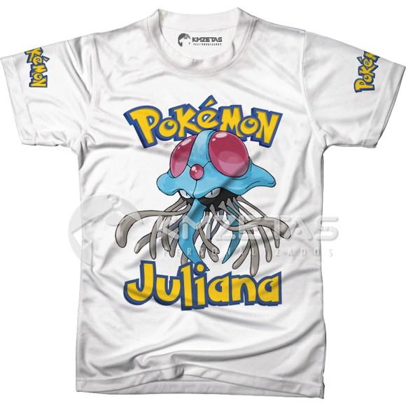 Blusa Tentacruel Pokemon Infantil Adulo Personalizada