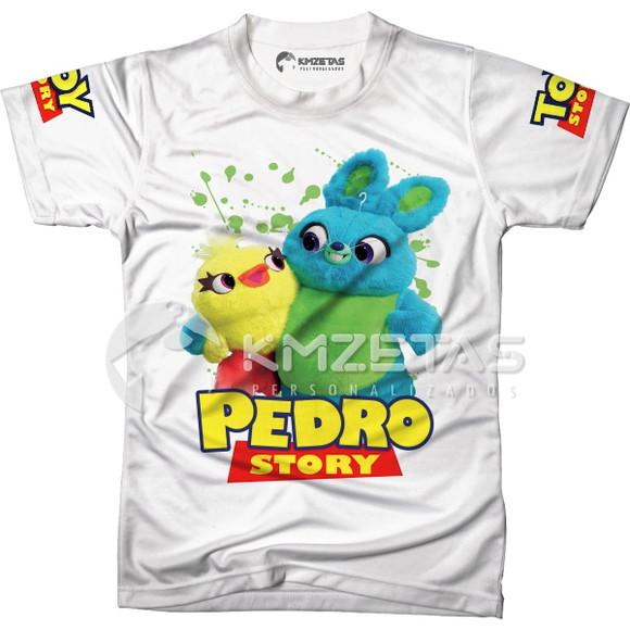 Blusa Toy Story 4 Bunny Coelho Ducky Pato Personalizada