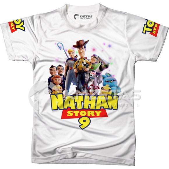 Blusa Toy Story 4 Festa Infantil Adulto Personalizada