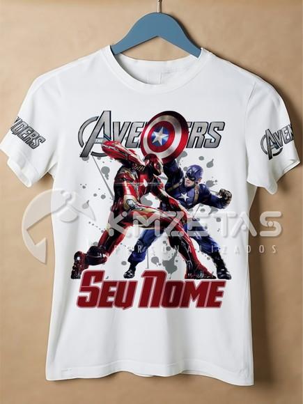 Blusa Vingadores Avengers Camisa Guerra Civil