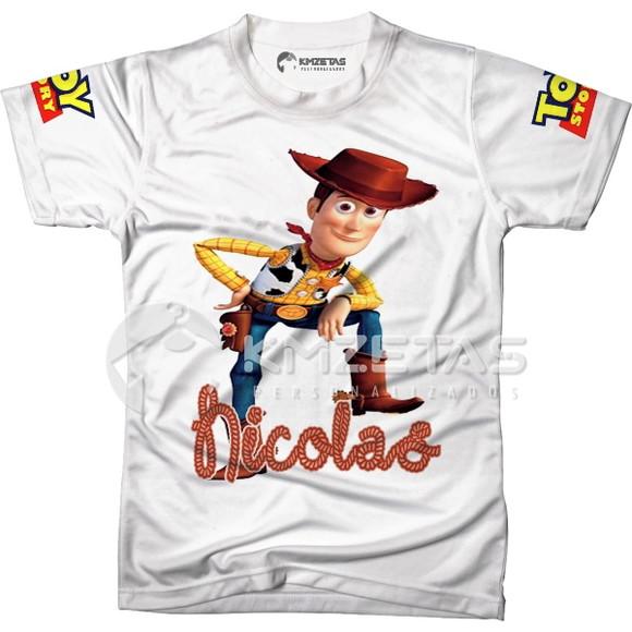 Blusa Woody Toy Story Buzz Lightyear Jessie Personalizada