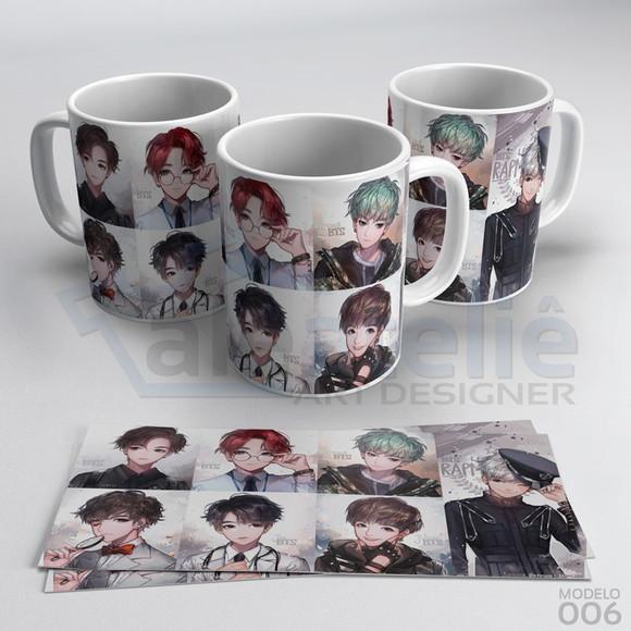Caneca Bts Kpop Bangtan Boys Bias Logo Army Personalizada