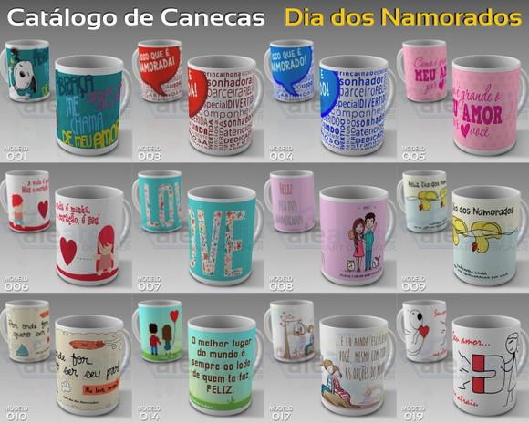 Caneca Dia dos Namorados I Love You Eu só penso em Você