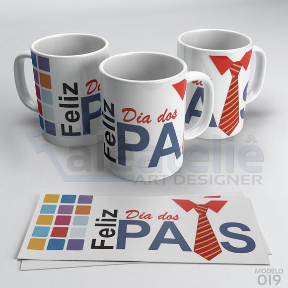 Caneca Dia dos Pais Personalizada - Feliz Dia dos Pais
