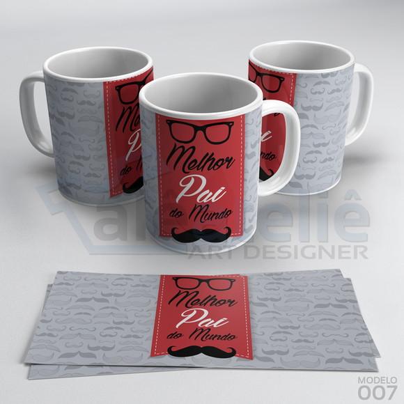 Caneca Dia dos Pais Personalizada - Melhor Pai do Mundo