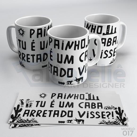 Caneca Dia dos Pais Personalizada - Painho Cabra Arretado