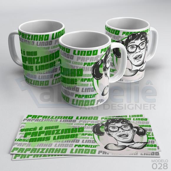Caneca Dia dos Pais Personalizada - Paizinho Lindo Meu Amor