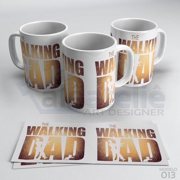 Caneca Dia dos Pais Personalizada - Papai The Walking Dad