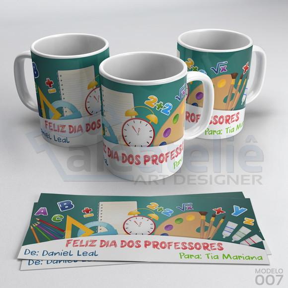 Caneca Dia dos Professores Personalizada com Nome