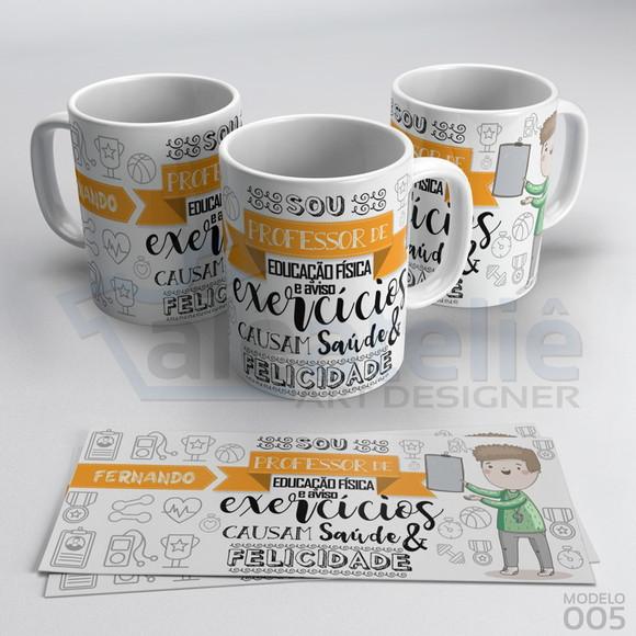 Caneca Dia dos Professores Personalizada com Nome