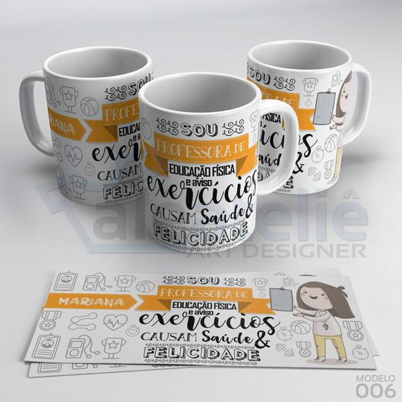 Caneca Dia dos Professores Personalizada com Nome