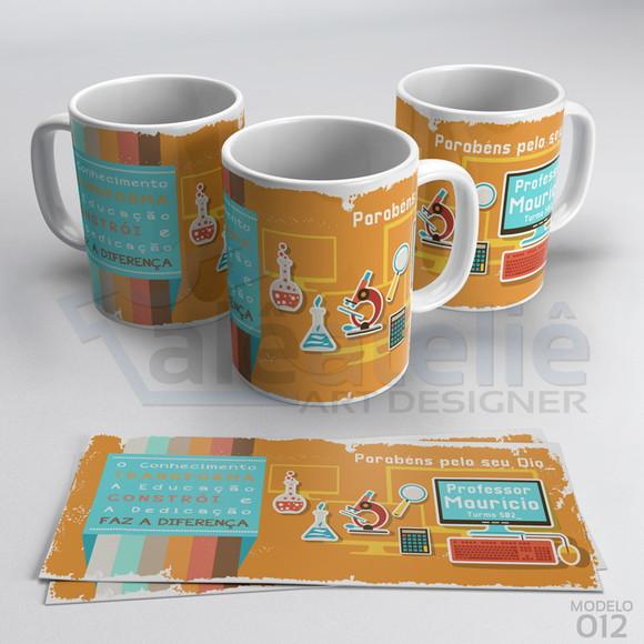 Caneca Dia dos Professores Personalizada com Nome