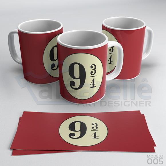 Caneca Harry Potter Alunos Hogwarts Personalizada Porcelana