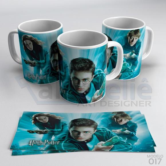 Caneca Harry Potter Brasões Casas Hogwarts Porcelana