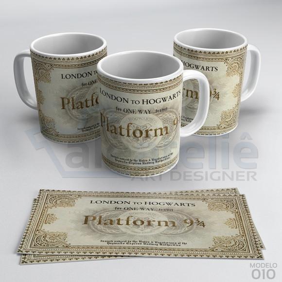 Caneca Harry Potter Gryffindor Hogwarts Porcelana